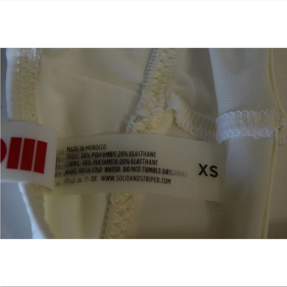 Nwt Solid & Striped Brigitte Mesh Crop Bikini Swi… - image 5